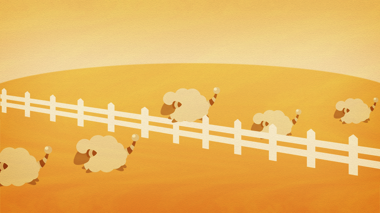 kow (kow0117), kow (torakow), mareep, nintendo, pokemon, counting, counting sheep, fence, gen 2 pokemon, jumping, no humans, parody, pokemon (creature)