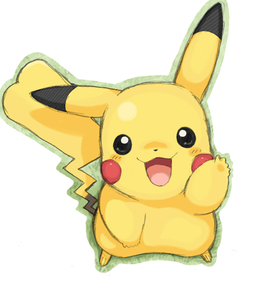 pikachu, nintendo, pokemon, 1girl, blush, female focus, gen 1 pokemon, looking up, no humans, pokemon (creature), sexual dimorphism, simple background, solo, white background