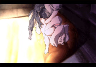 okiyo, animated, animated gif, lowres, 1boy, animal ears, cat ears, cat tail, doggystyle, furry, hetero, sex, sex from behind, tail, wolf