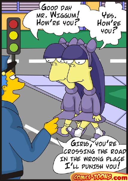 Rule34 – If it exists, there is porn of it / comics-toons, chief wiggum, sherri mackleberry, terri mackleberry / 570724