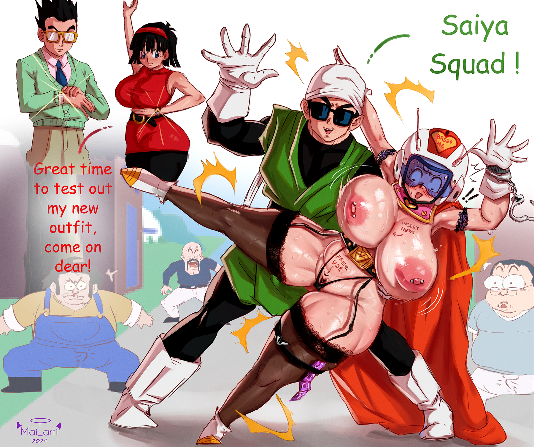 Rule34 – If it exists, there is porn of it / great saiyaman, great saiyaman 2, son gohan, videl / 10998328