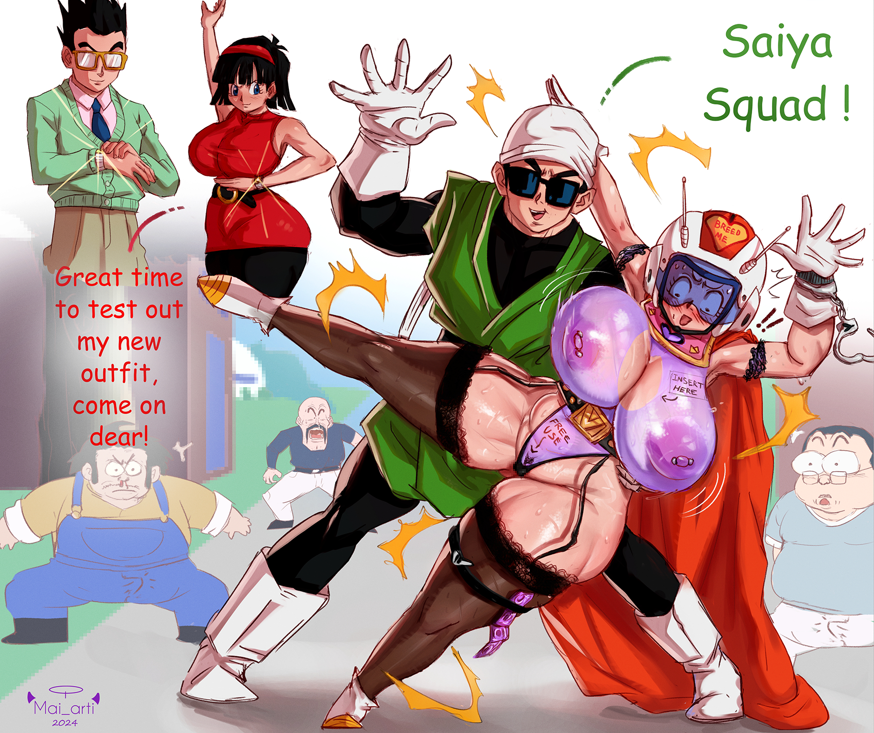 Rule34 – If it exists, there is porn of it / great saiyaman, great saiyaman 2, son gohan, videl / 10998326