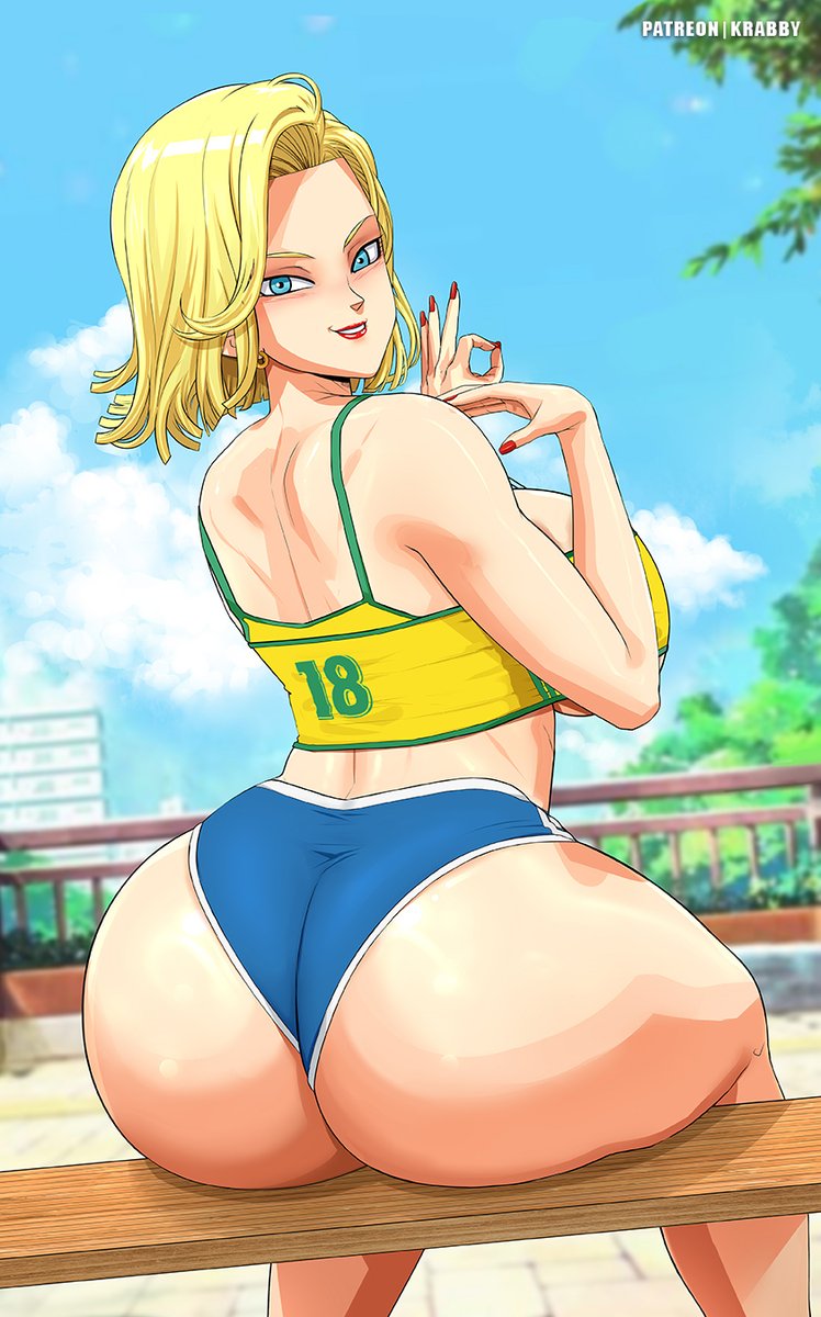 Rule34 – If it exists, there is porn of it / krabby (artist), android 18 / 11014779