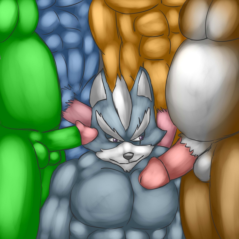 Rule34 – If it exists, there is porn of it / thevillager, falco lombardi, fox mccloud, peppy hare, slippy toad / 571659