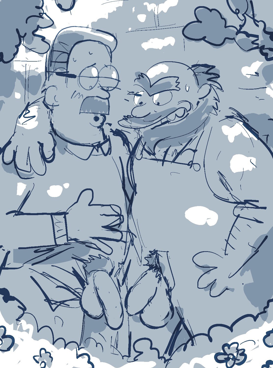 Rule34 – If it exists, there is porn of it / groundskeeper willie, ned flanders / 11026986