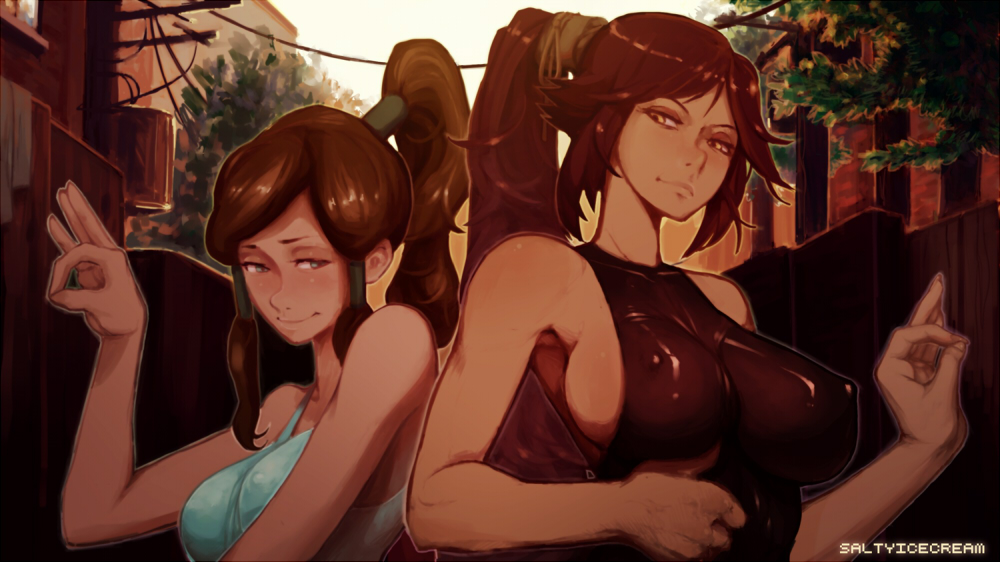 Rule34 – If it exists, there is porn of it / saltyicecream, korra, shihouin yoruichi / 572471
