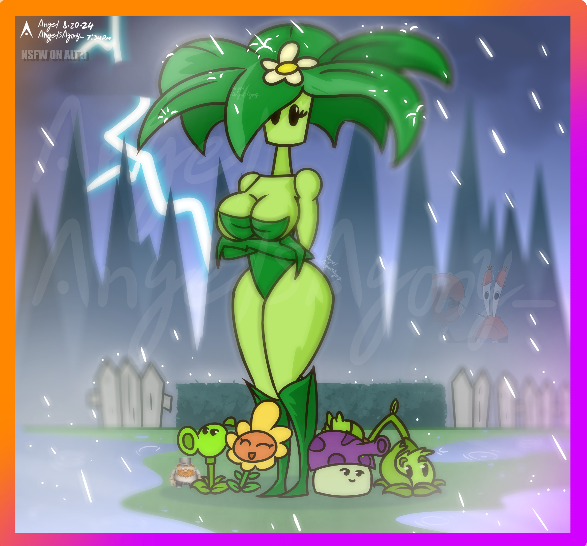 Rule34 – If it exists, there is porn of it / lightning, sunflower (pvz) / 11048637