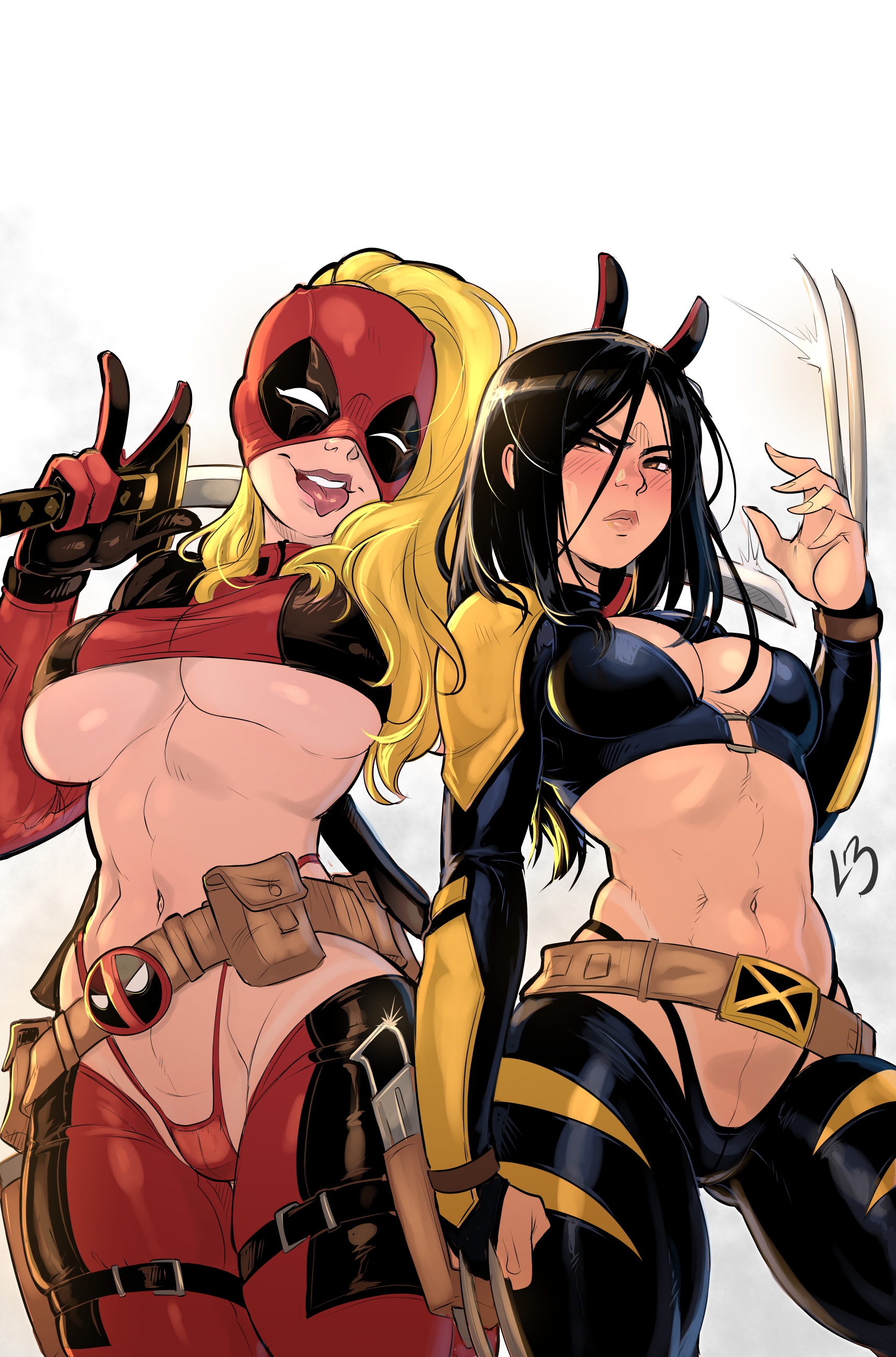 Rule34 – If it exists, there is porn of it / llamaboy, tracyscops, lady deadpool, laura kinney, wanda wilson, x-23 / 11075411