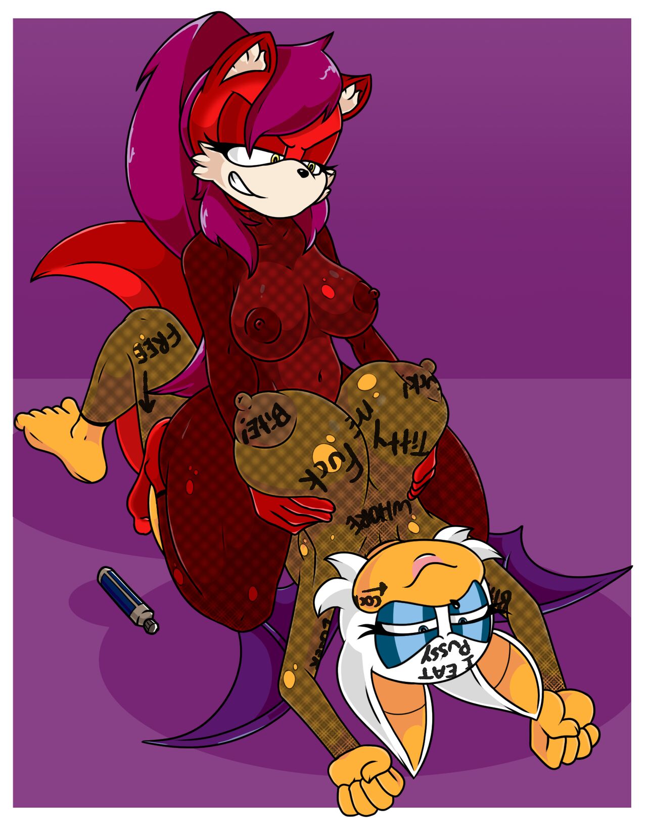 Rule34 – If it exists, there is porn of it / tinydevilhorns, fiona fox, rouge the bat / 11083147