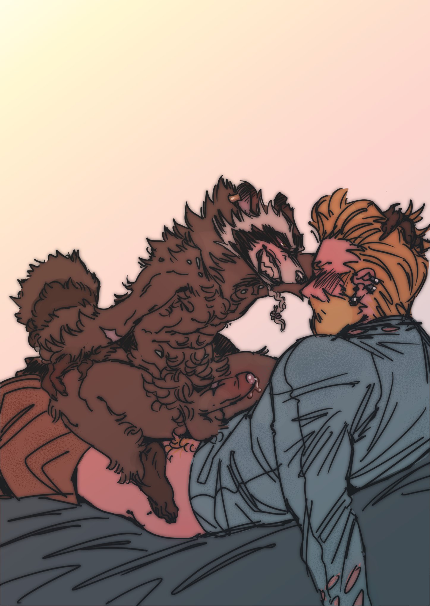 Rule34 – If it exists, there is porn of it / peter quill, rocket raccoon, starlord / 11106372