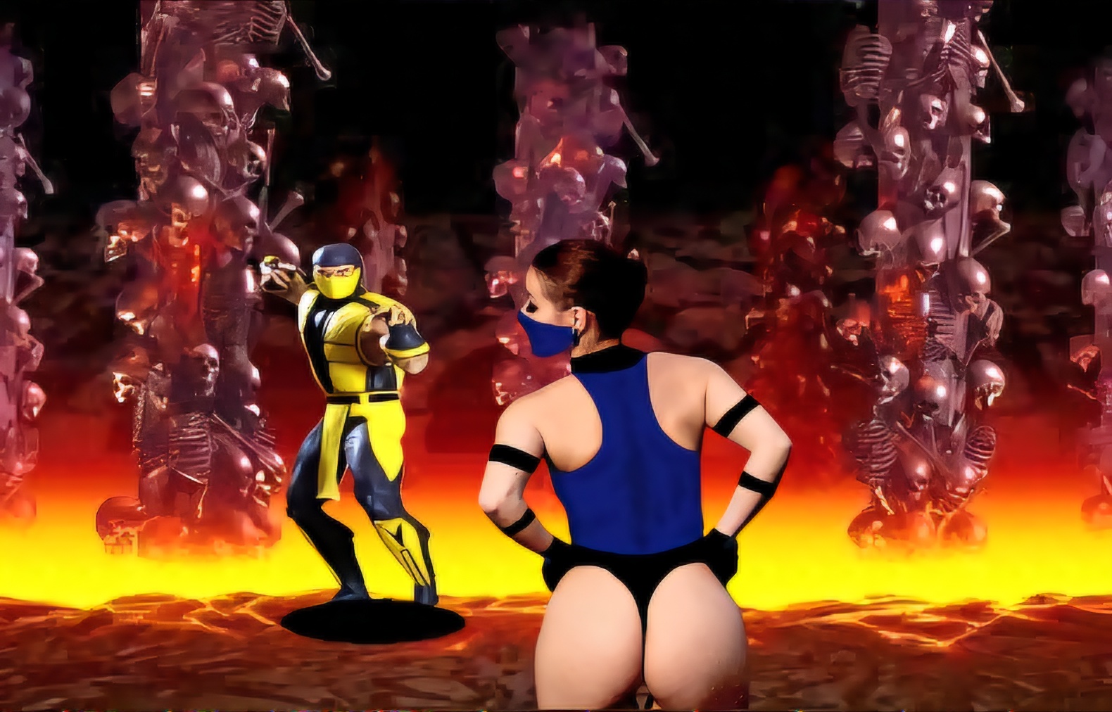 Rule34 – If it exists, there is porn of it / kitana, scorpion (mortal kombat) / 11117243