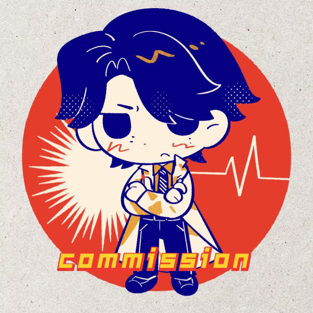 kagami hiiro, kamen rider, kamen rider ex-aid (series), commentary, commission, 1boy, 2786867956wuyu, animification, cardiogram, closed mouth, collared shirt, crossed arms, diagonal-striped clothes, full body, lab coat, long sleeves, looking at viewer, male focus, mole, necktie, shirt, short hair, solo, standing, striped clothes