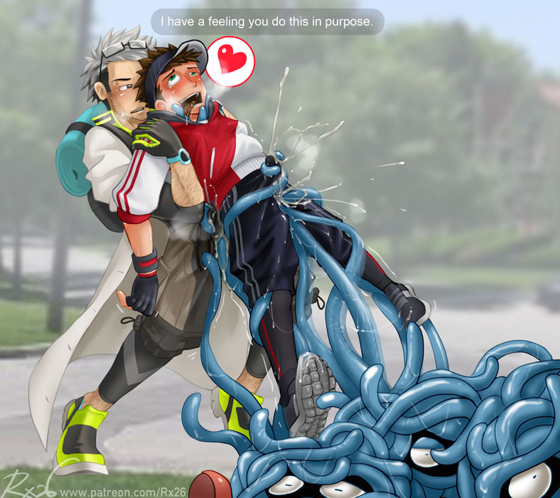 Rule34 – If it exists, there is porn of it / rx26, male protagonist (pokemon go), pokemon trainer, professor willow, tangela, willow (pokemon) / 575261