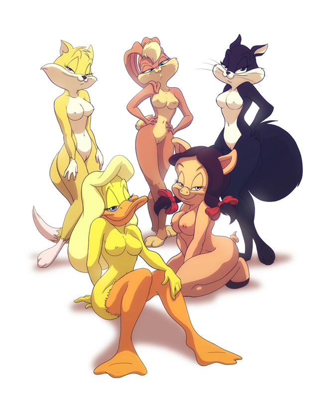Rule34 – If it exists, there is porn of it / spiritto, lola bunny, melissa duck, penelope pussycat, petunia pig, sylvia cat / 576215