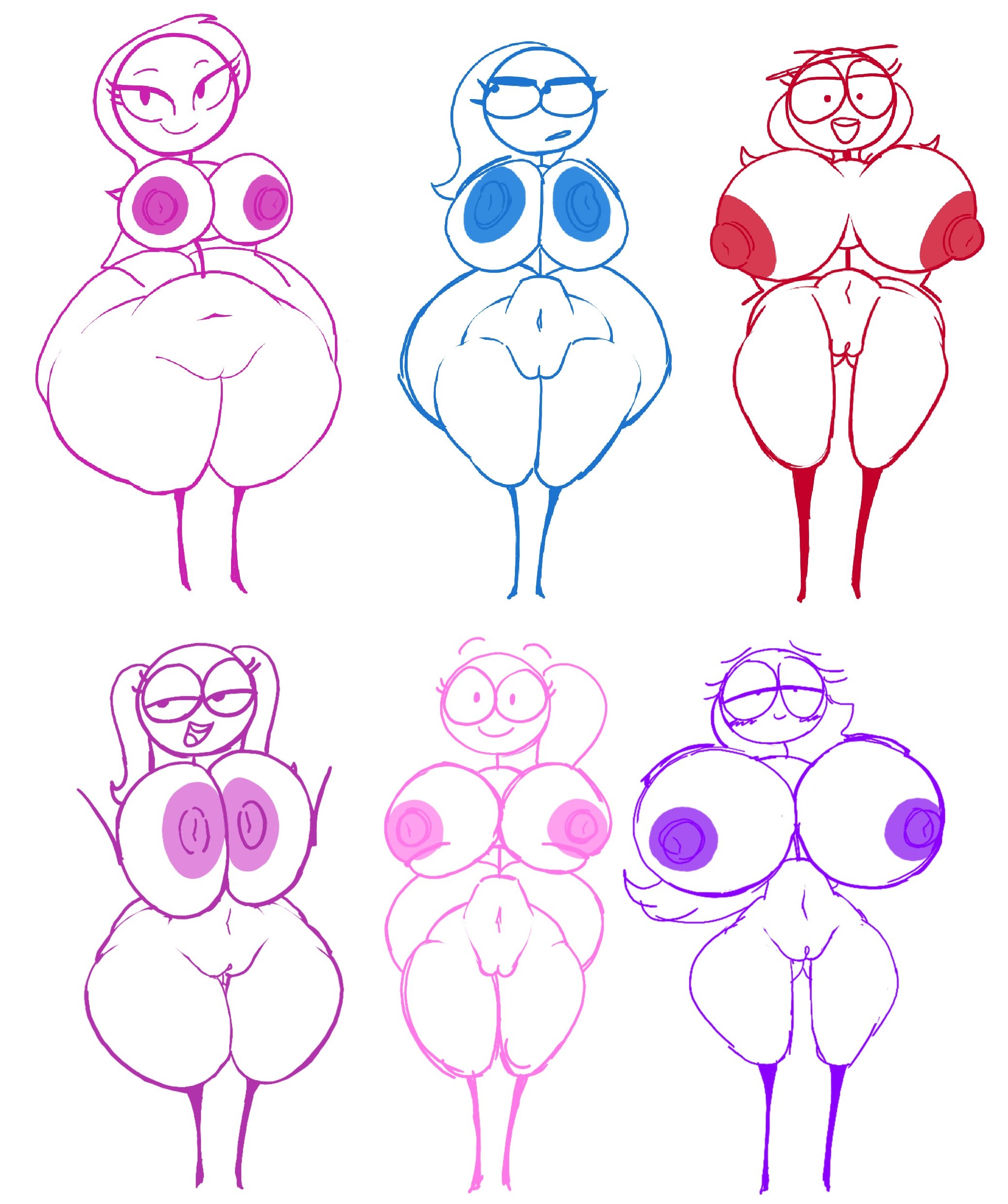 Rule34 – If it exists, there is porn of it / character request, pink (dick figures), scarlet (dick figures), stacy (dick figures) / 11181149