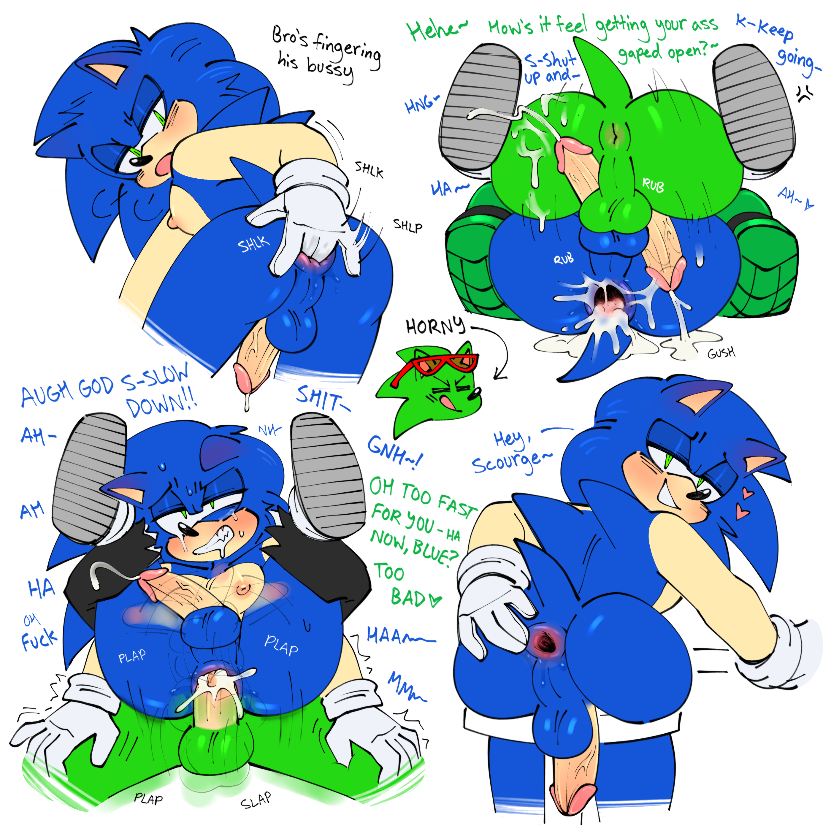Rule34 – If it exists, there is porn of it / scourge the hedgehog, sonic the hedgehog / 11215847