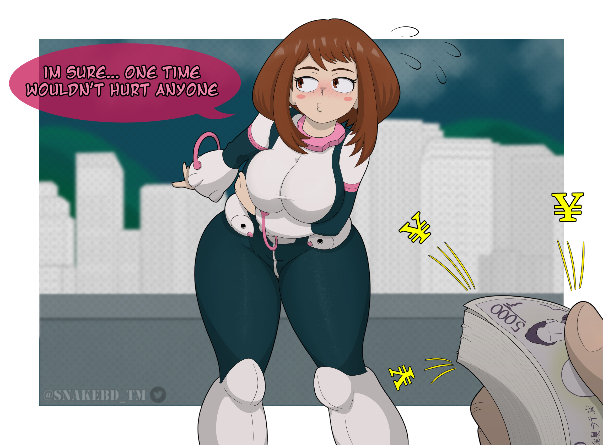 Rule34 – If it exists, there is porn of it / yen, ochako uraraka, uravity / 11218946