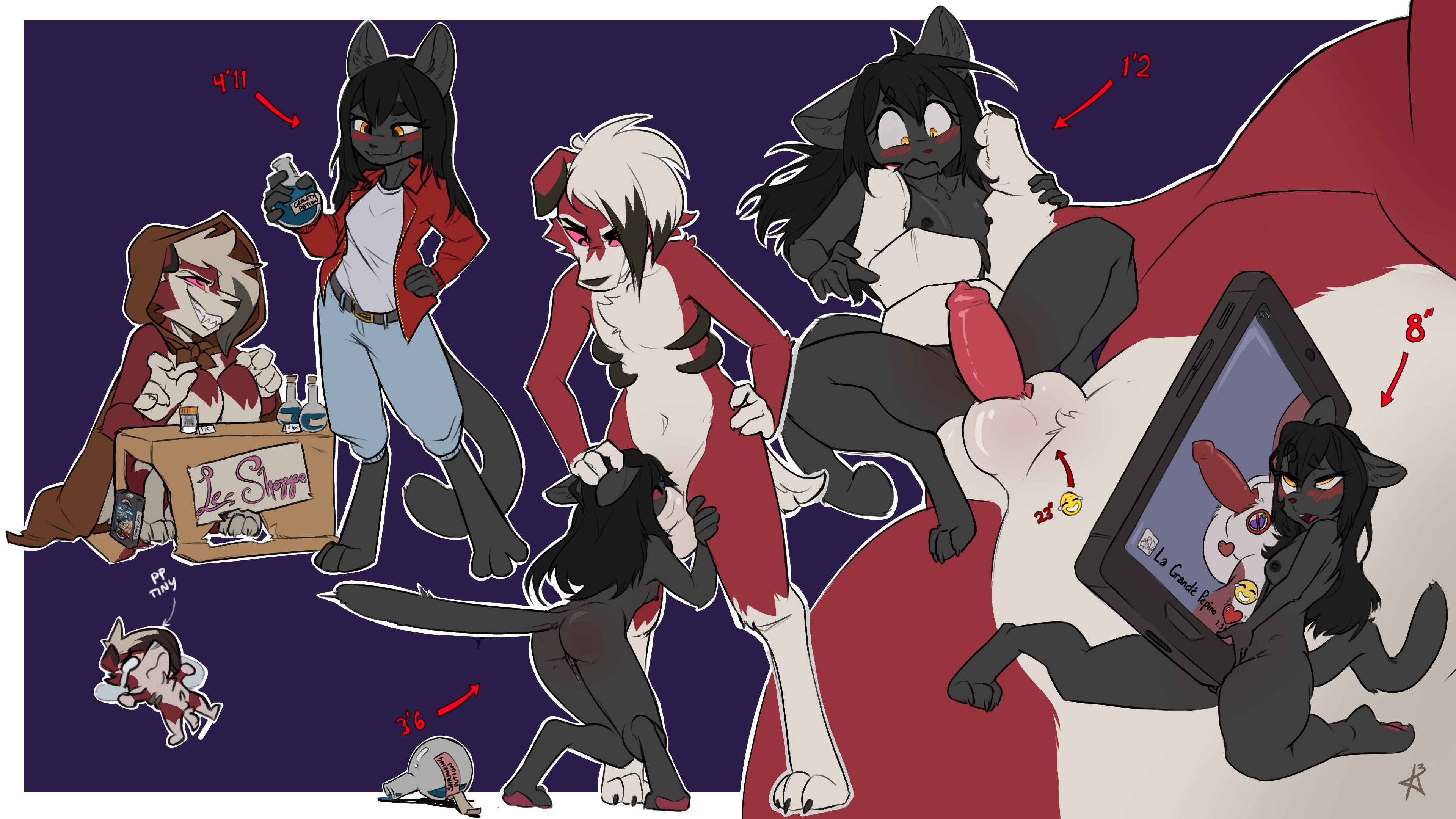 Rule34 – If it exists, there is porn of it / ittybittykittytittys, lycanroc, midnight lycanroc, pokemon (species) / 11273686