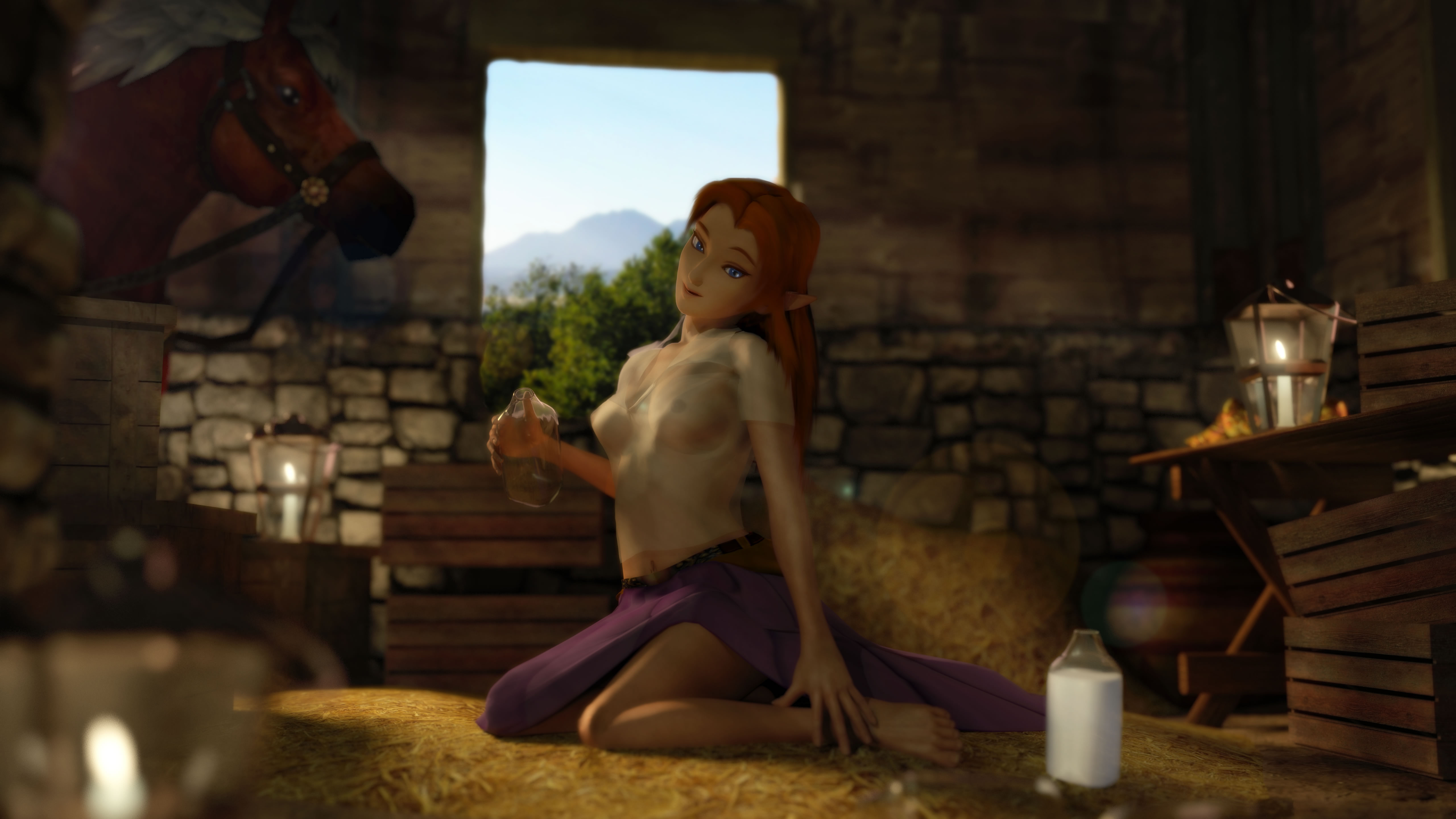 Rule34 – If it exists, there is porn of it / darklordiiid, epona (tloz), malon / 11282406