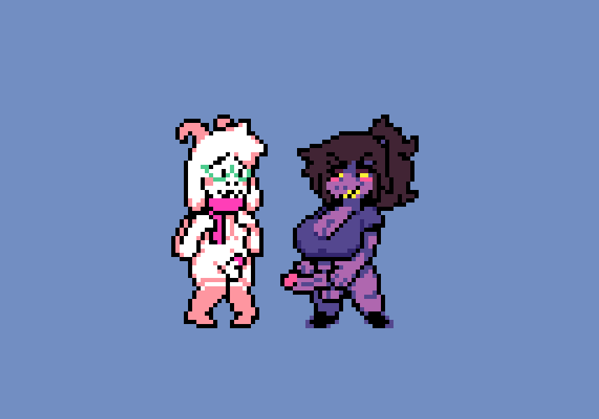 Rule34 – If it exists, there is porn of it / ralsei, susie (deltarune) / 11301340