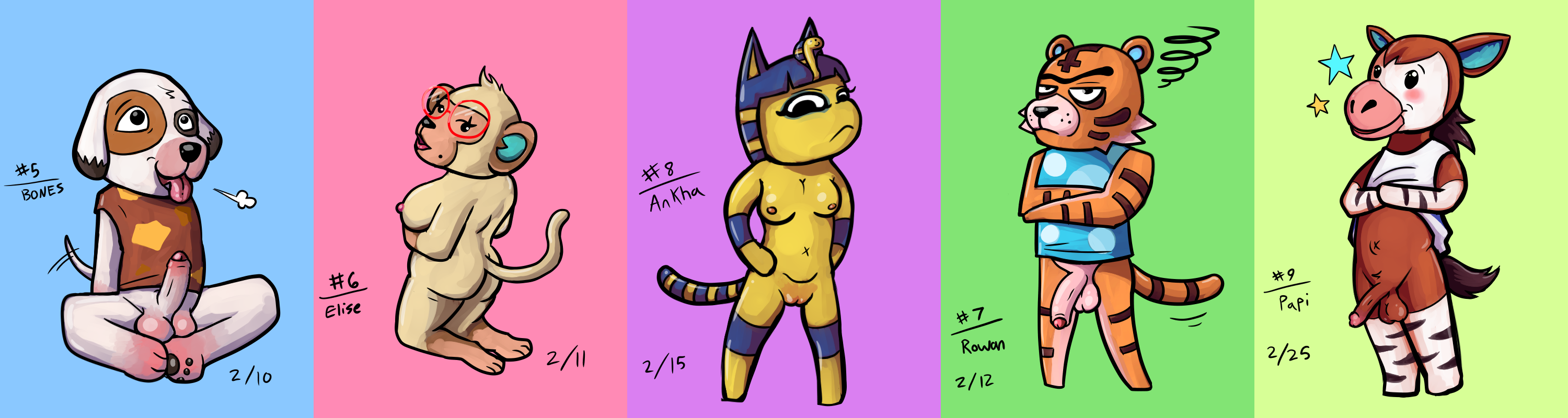 Rule34 – If it exists, there is porn of it / okapi, ankha, bones (animal crossing), elise (animal crossing), papi (animal crossing), rowan (animal crossing) / 580089