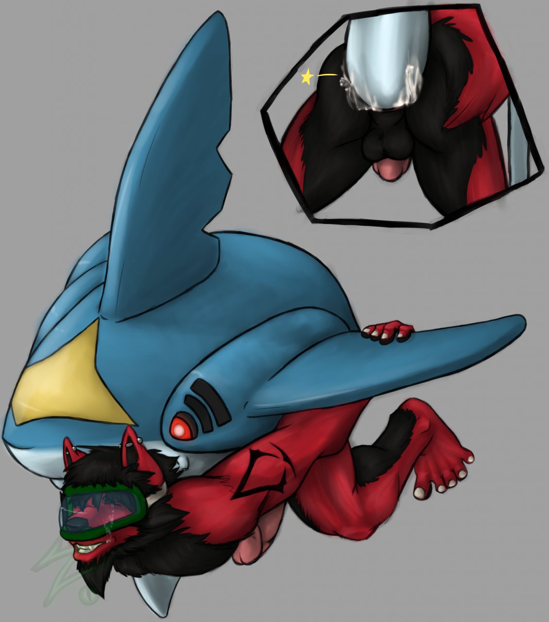 Rule34 – If it exists, there is porn of it / ishigray, alexander (character), sharpedo / 580636