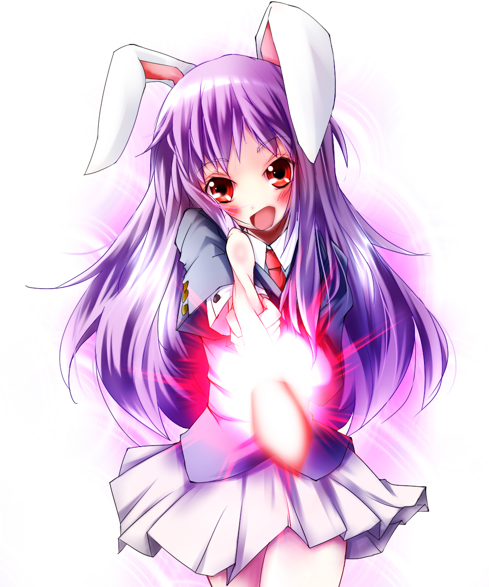 toor 0111, reisen udongein inaba, touhou, bad id, bad pixiv id, highres, 1girl, animal ears, blush, female focus, purple hair, rabbit ears, red eyes, solo