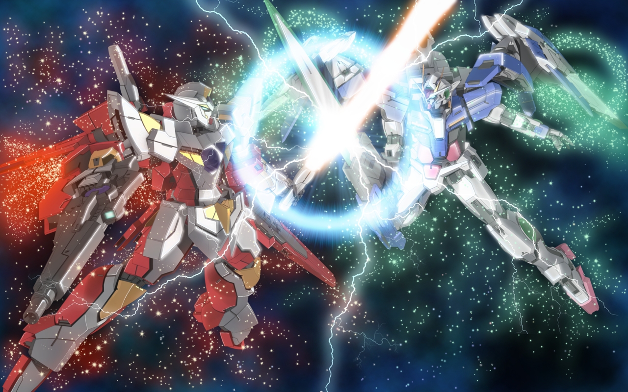 zefai, 00 gundam, 00 raiser, reborns gundam, gundam, gundam 00, machinery, 00s, armor, helmet, mecha, no humans, robot, sword, weapon