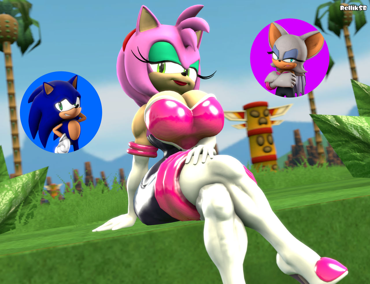 Rule34 – If it exists, there is porn of it / kabalmystic, amy rose, rouge the bat, sonic the hedgehog / 11327118
