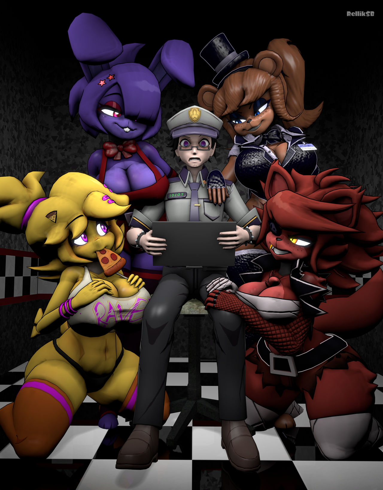 Rule34 – If it exists, there is porn of it / bonnie (fnaf), chica (fnaf), foxy (fnaf), freddy (fnaf) / 11327109