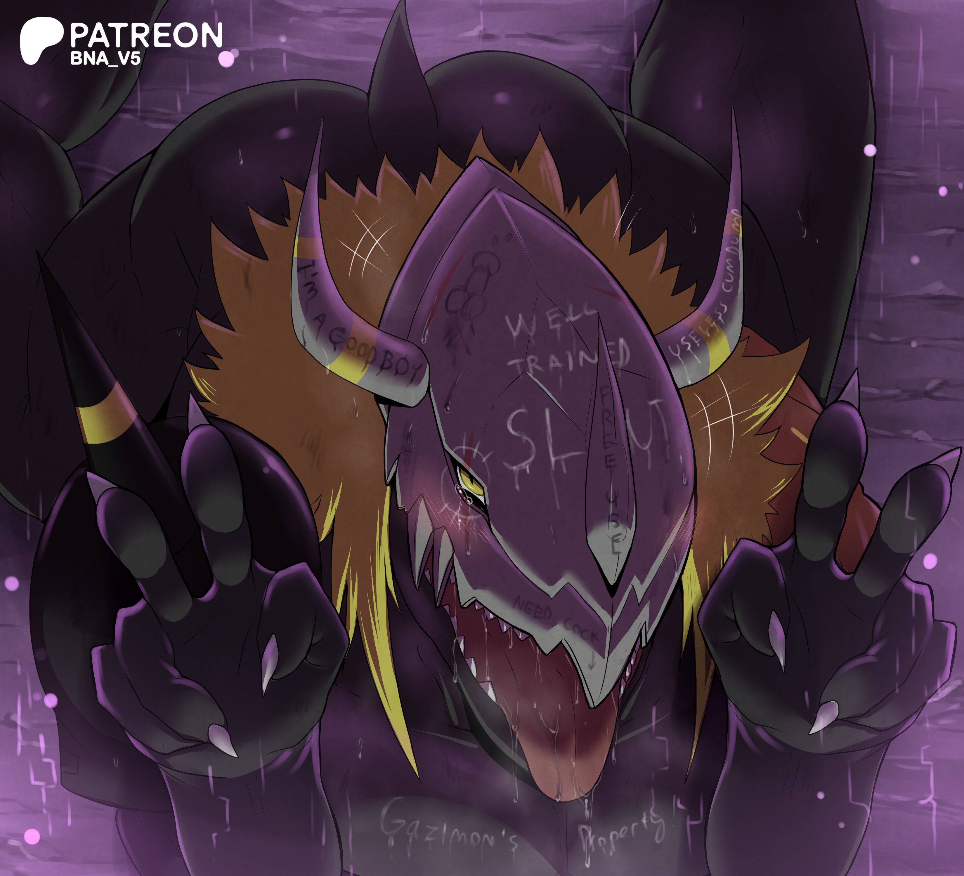 Rule34 – If it exists, there is porn of it / bna v5, blackwargreymon, digimon (species) / 11345066