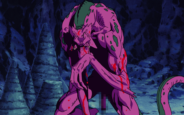 maranello, viper (series), viper rsr, tagme, blood, cave, censored, monster, mosaic censoring, penis