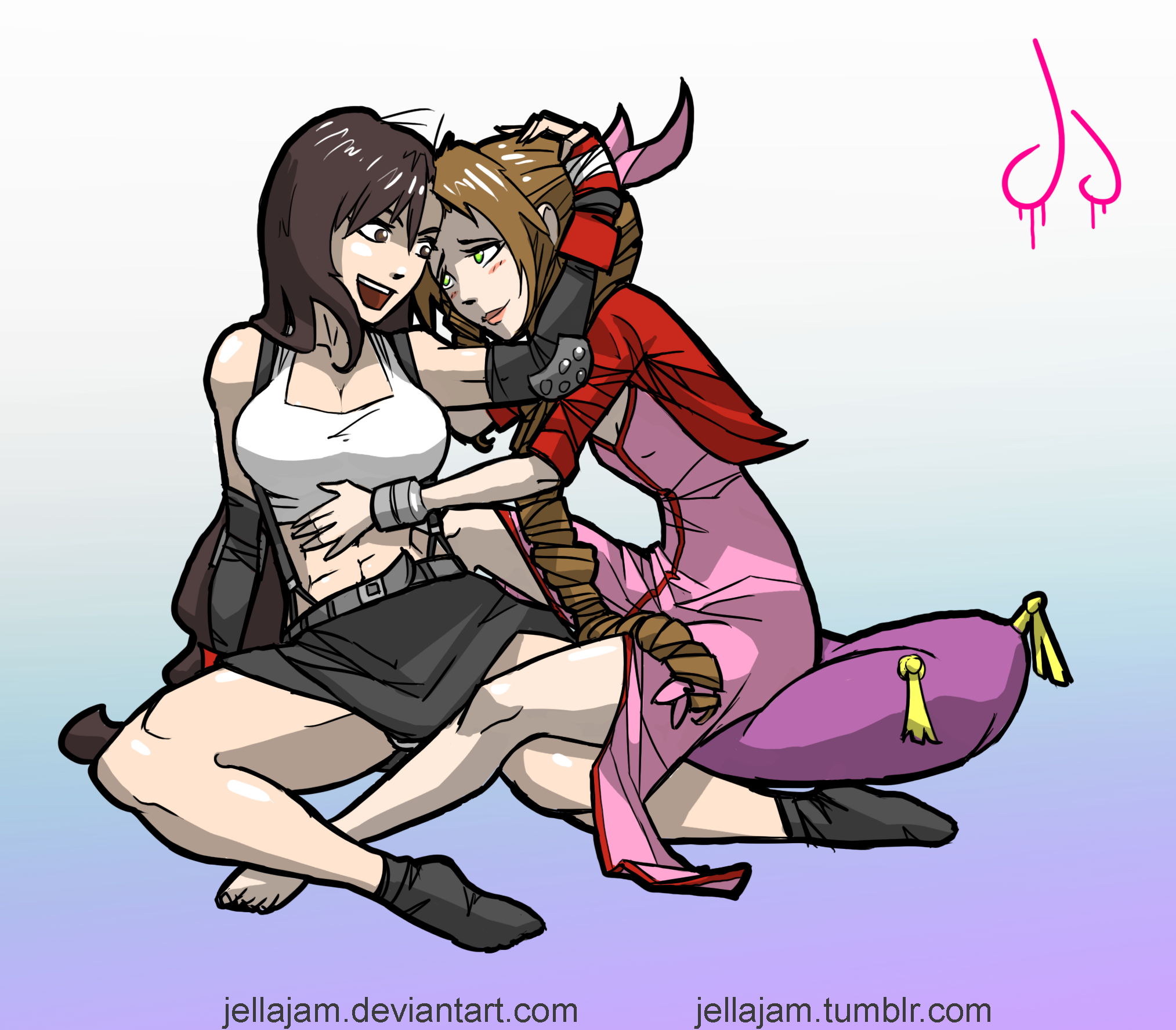Rule34 – If it exists, there is porn of it / aerith gainsborough, tifa lockhart / 584006