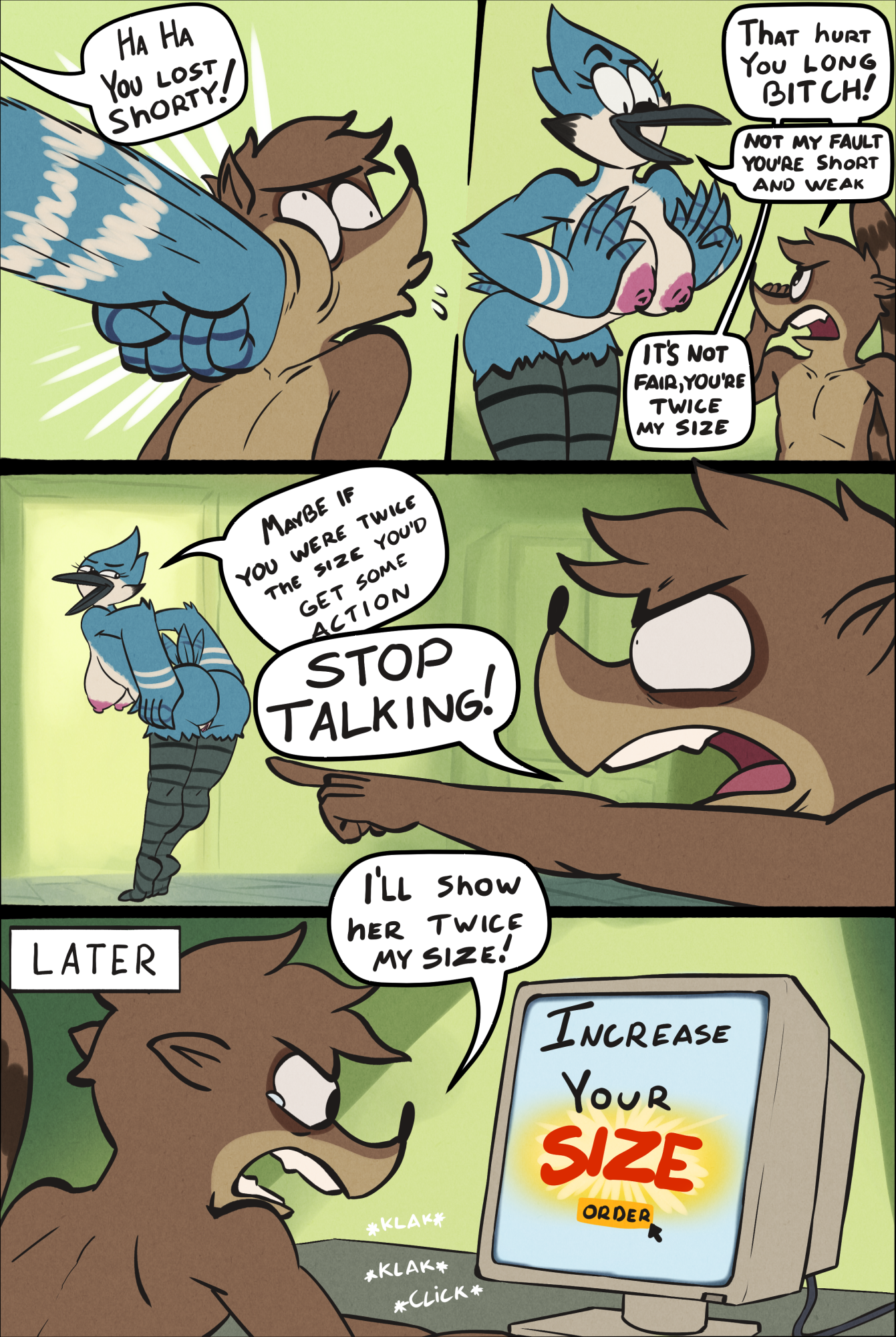 Rule34 – If it exists, there is porn of it / thingshappen, mordecai (regular show), rigby (regular show) / 11374257