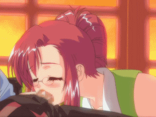hitsuki, kazami mizuho, kusanagi kei, onegai teacher, animated, animated gif, gif artifacts, lowres, 00s, 1boy, 1girl, age difference, bare shoulders, belt, blush, closed eyes, clothed sex, collarbone, dark penis, erection, fellatio, from side, gakuran, glasses, hair bun, hetero, indoors, leaning back, lipstick, makeup, open belt, open fly, oral, penis, pince-nez, qvga, raised eyebrows, red hair, red lips, rimless eyewear, saliva, school uniform, shirt, sidelocks, single hair bun, sitting, sky, solo focus, sunset, teacher, teacher and student, unbuttoned, uncensored, upper body, vest, window