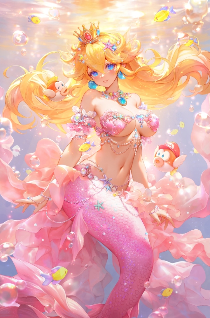Rule34 – If it exists, there is porn of it / blooper, cheep cheep, princess peach / 11398757