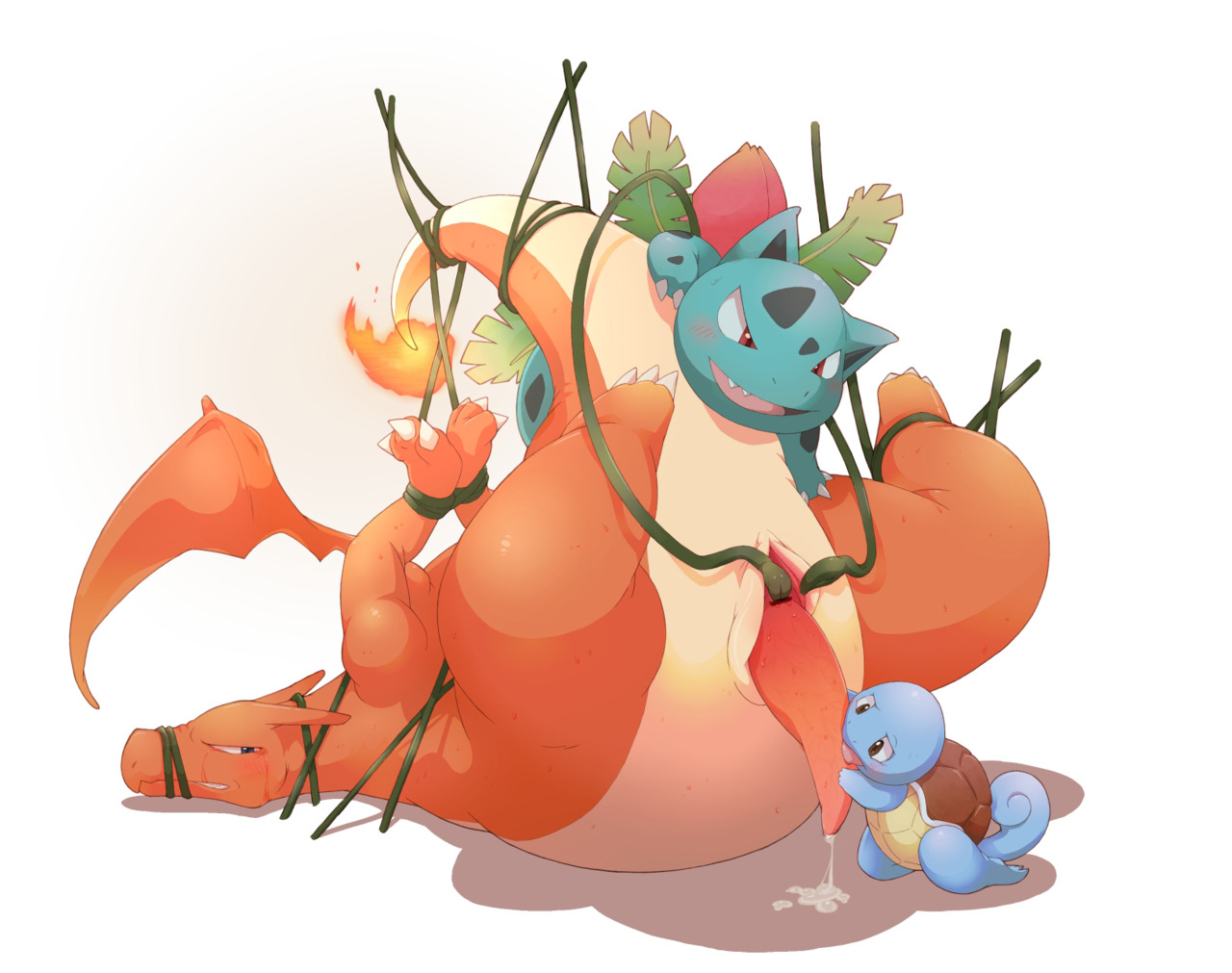Rule34 – If it exists, there is porn of it / charizard, ivysaur, squirtle / 585419