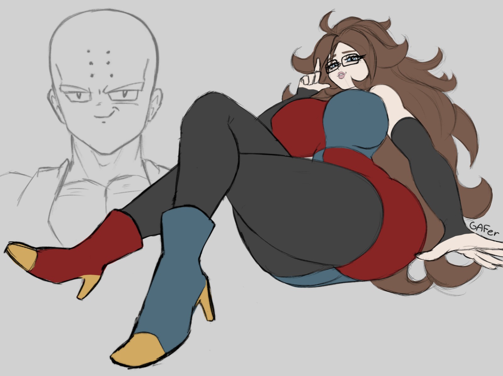 Rule34 – If it exists, there is porn of it / android 21, android 21 (human), krillin / 11419490