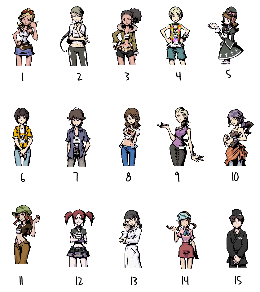 subarashiki kono sekai, artist request, character request, 6+girls, black hair, blonde hair, brown hair, everyone, glasses, grey hair, multiple girls, red hair, sunglasses