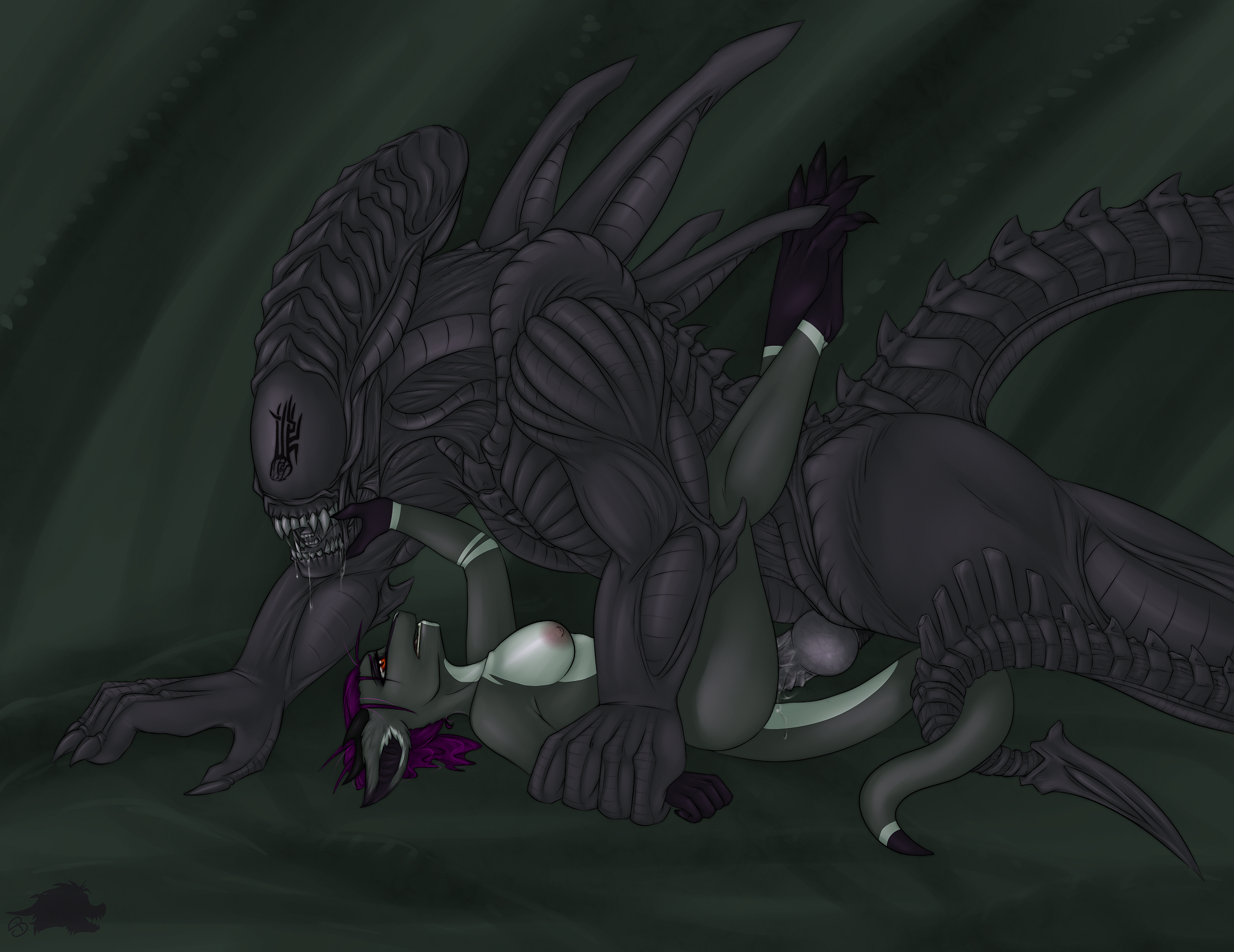 Rule34 – If it exists, there is porn of it / deezmo, xenomorph / 588209