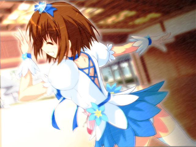 cure marine, mitsuzuri ayako, fate/stay night, fate (series), heartcatch precure!, precure, type-moon, 1girl, april fools, cosplay, cure marine (cosplay), female focus, magical girl, parody, solo