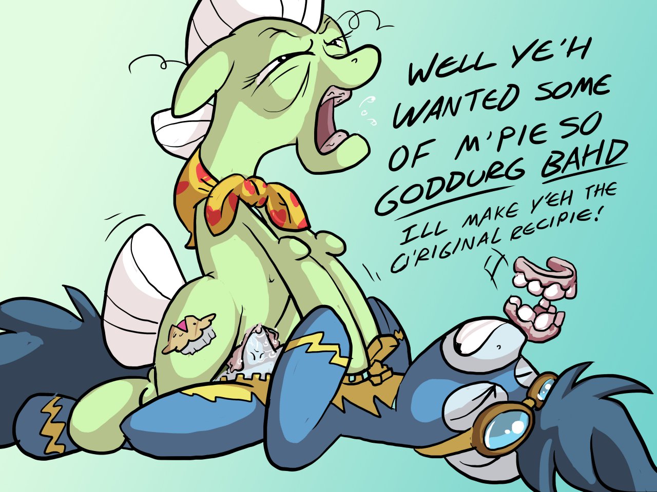 Rule34 – If it exists, there is porn of it / granny smith, soarin (mlp), wonderbolts (mlp) / 588376