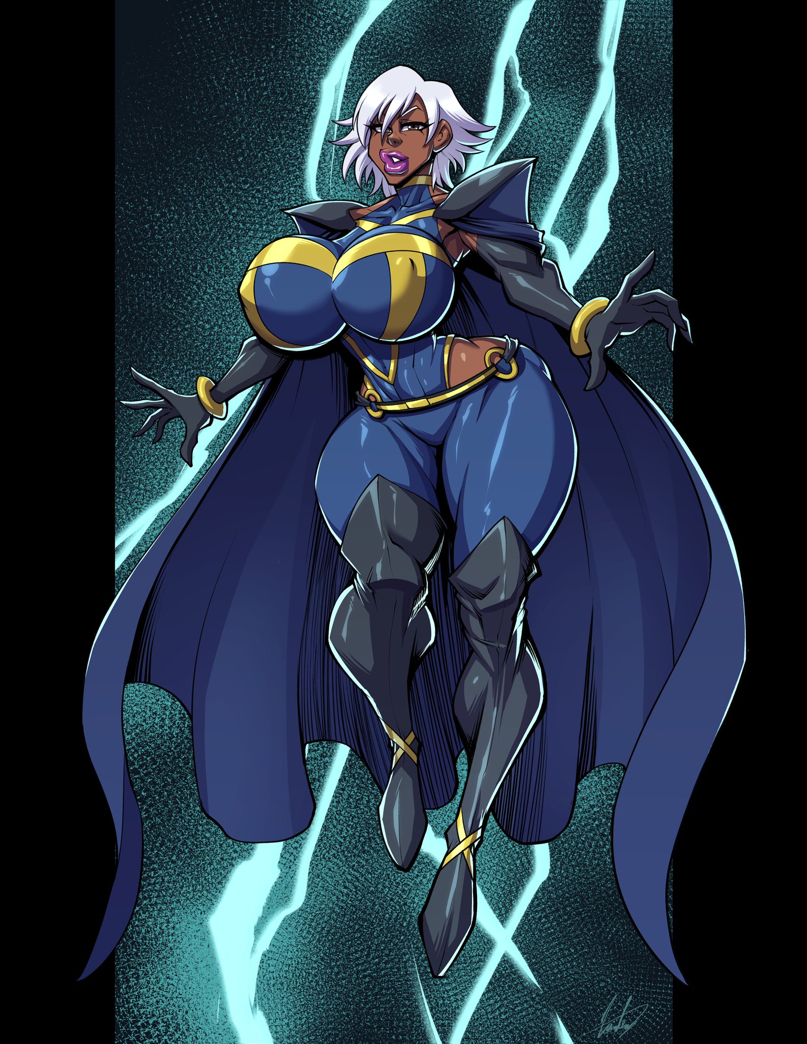 Rule34 – If it exists, there is porn of it / fontez, lightning, ororo munroe, storm (x-men) / 11455461