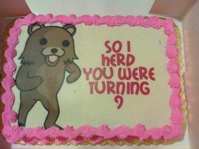 pedobear, 4chan, bad tag, photo (medium), cake, food