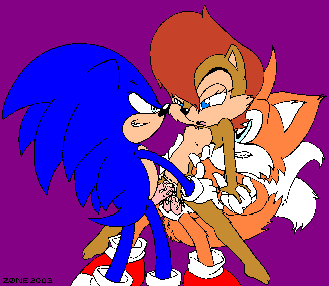 Rule34 – If it exists, there is porn of it / zone, sally acorn, sonic the hedgehog, tails / 589106