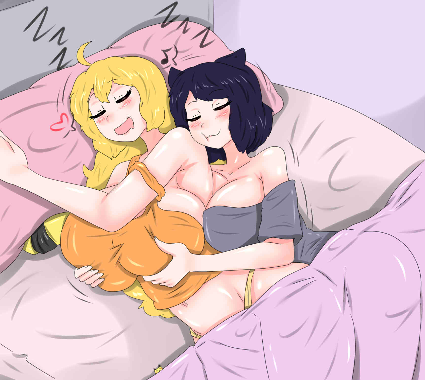 Rule34 – If it exists, there is porn of it / zronku, blake belladonna, yang xiao long / 11474632