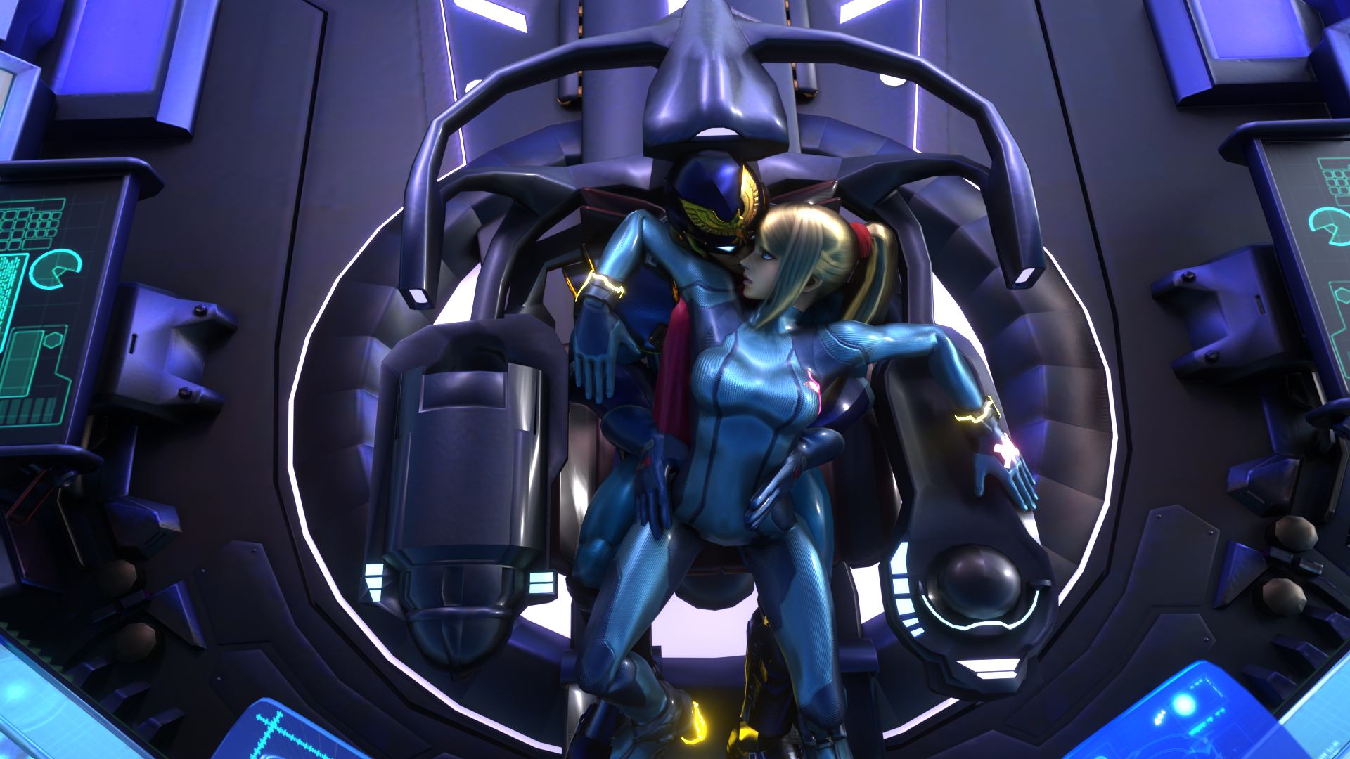 Rule34 – If it exists, there is porn of it / captain falcon, samus aran, zero suit samus / 11474611