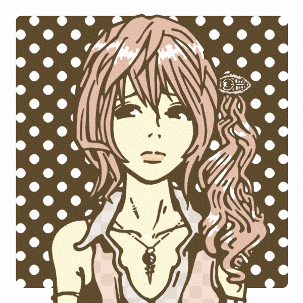 mochi (k620803n), serah farron, final fantasy, final fantasy xiii, bad id, bad pixiv id, 10s, 1girl, female focus, jewelry, long hair, necklace, pink hair, side ponytail, solo