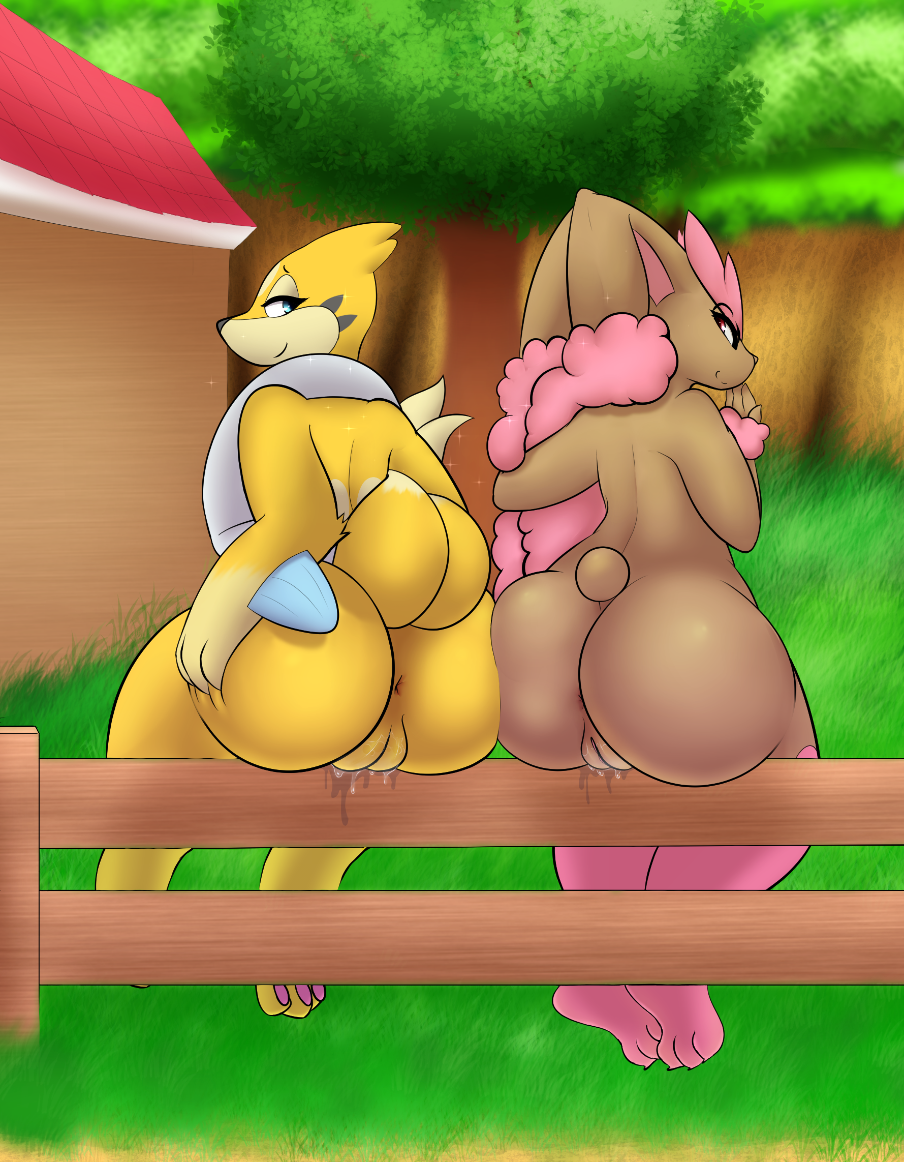 Rule34 – If it exists, there is porn of it / anglo, floatzel, lopunny, original character, shiny pokemon / 589662