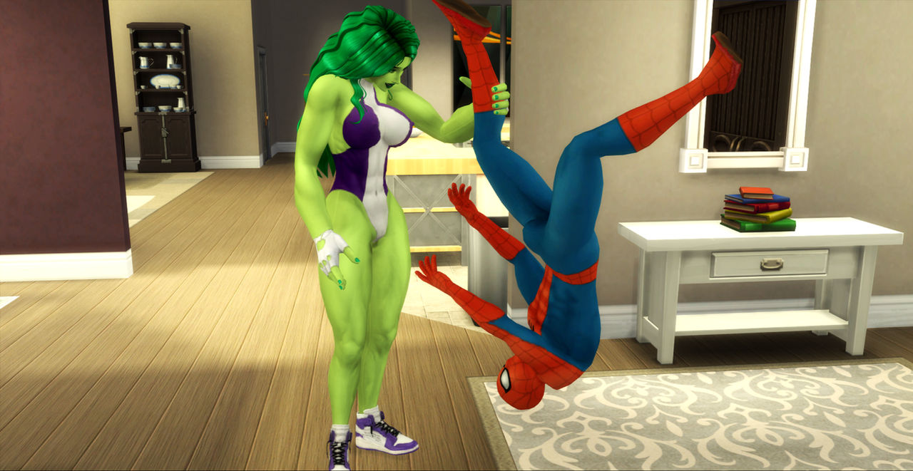 Rule34 – If it exists, there is porn of it / she-hulk, spider-man / 11496499